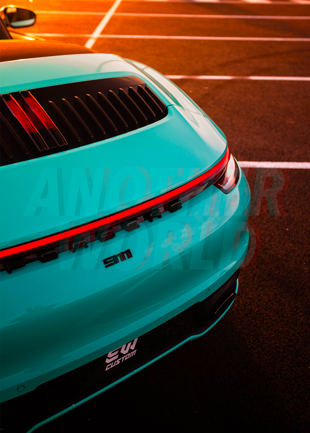 Porsche 911 Type 992 Carrera 4s Bleu Tiffany