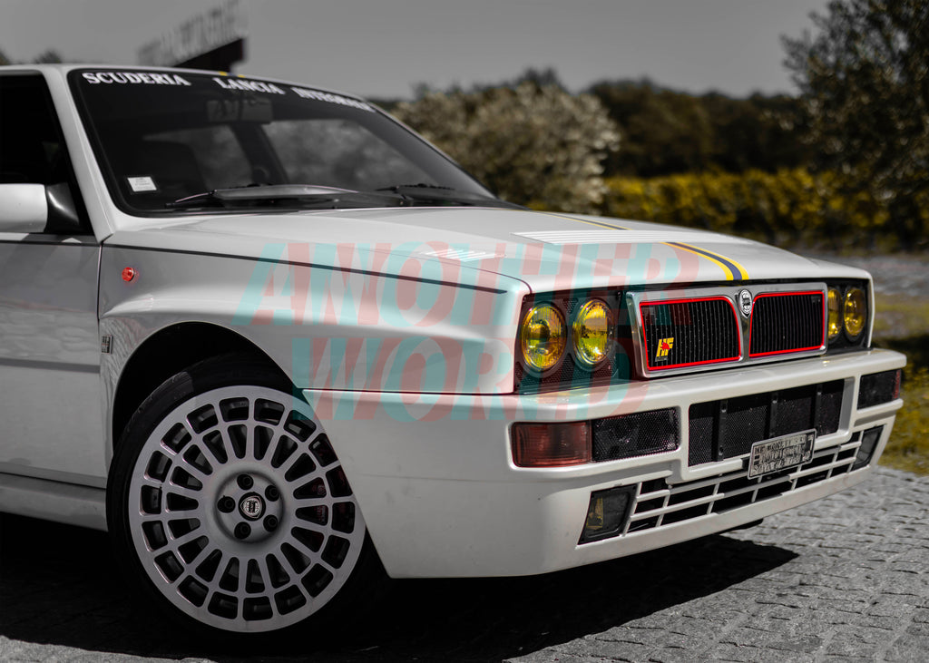 Lancia Delta Intégrale Paysage