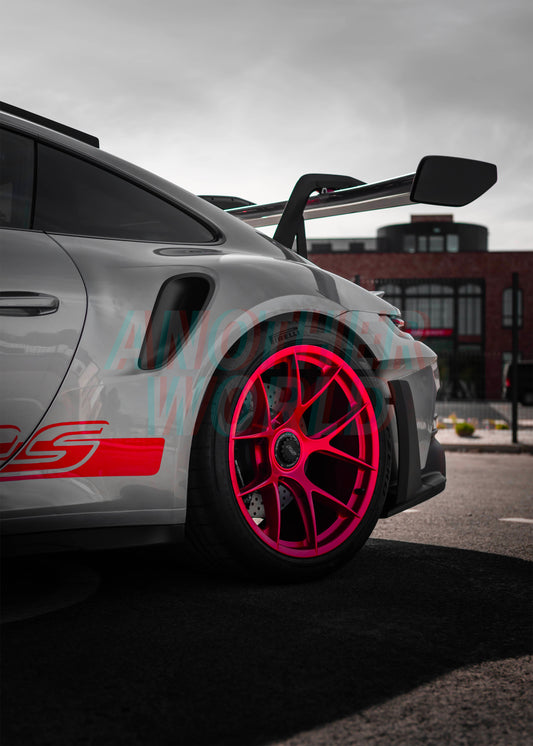 Porsche GT3 RS 992 Gris/Rouge